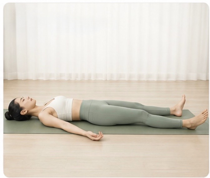 Relaxation yoga pose
